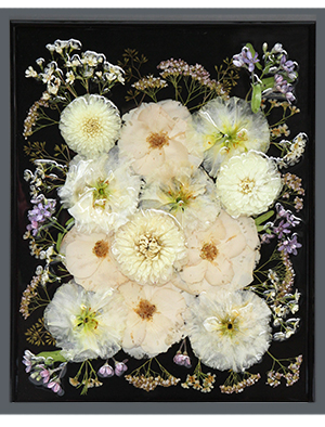 3D Resin Flower Frame 11 x 14 inches